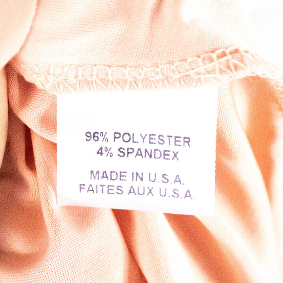 Misa Los Angeles Peach Jersey Knit Sleeveless Cocktail Mini‎ Dress Small Draped - Picture 11 of 11